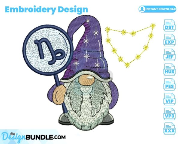 capricorn-horoscope-gnome-embroidery-design