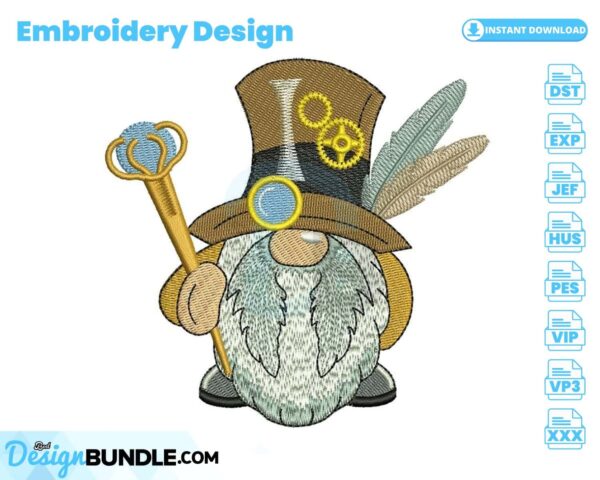 steampunk-gnome-embroidery-design