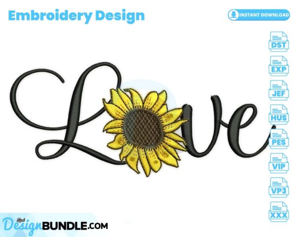 love-sunflower-embroidery-design
