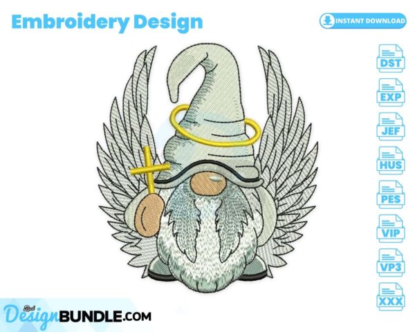 angel-gnome-embroidery-design