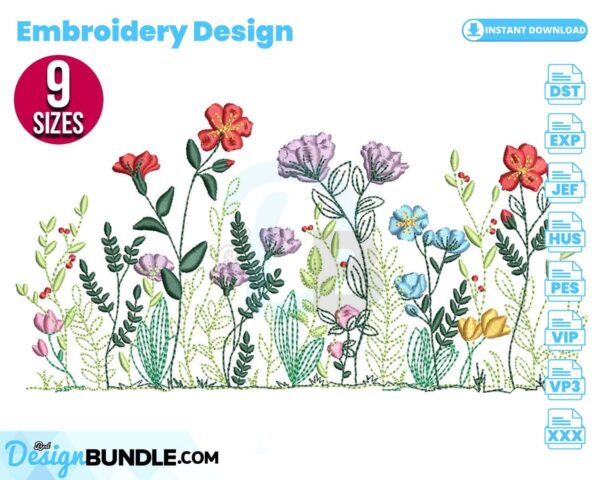wildflowers-embroidery-design