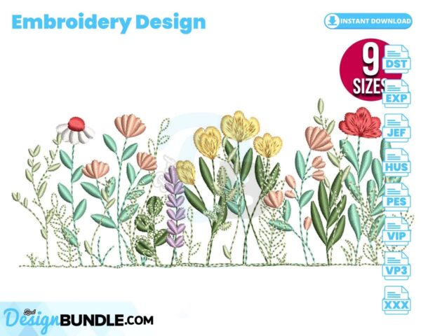 wildflowers-embroidery-design