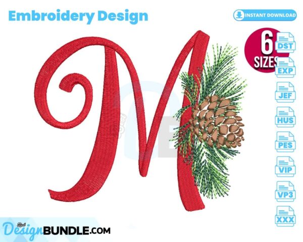 christmas-alphabet-m-letter-embroidery-design