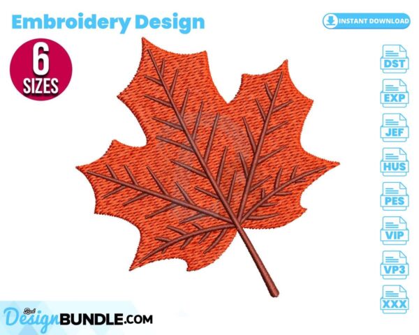 fall-leaf-embroidery-design