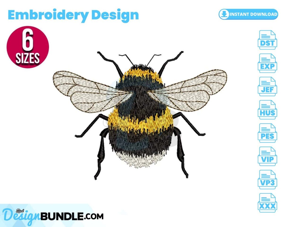 bee-embroidery-design