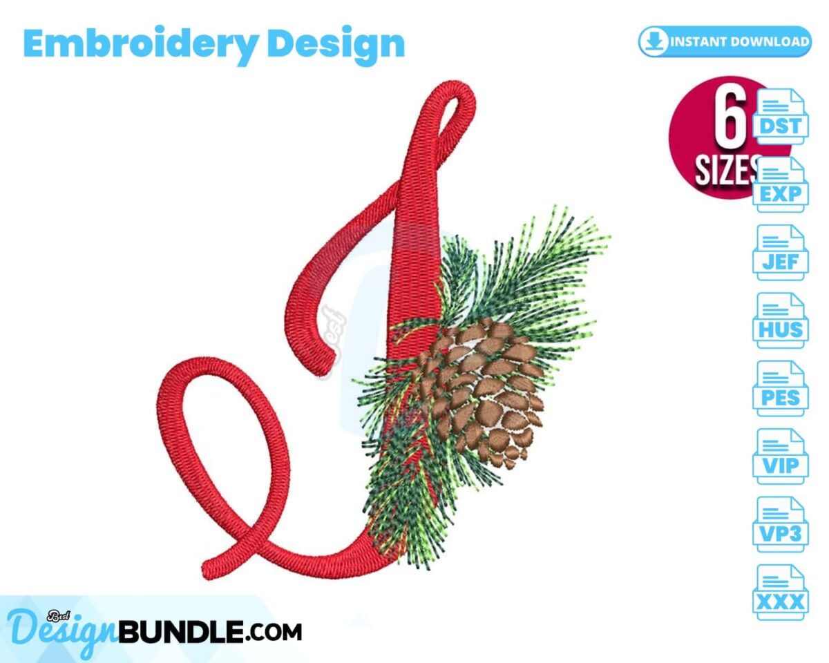 christmas-alphabet-i-letter-embroidery-design