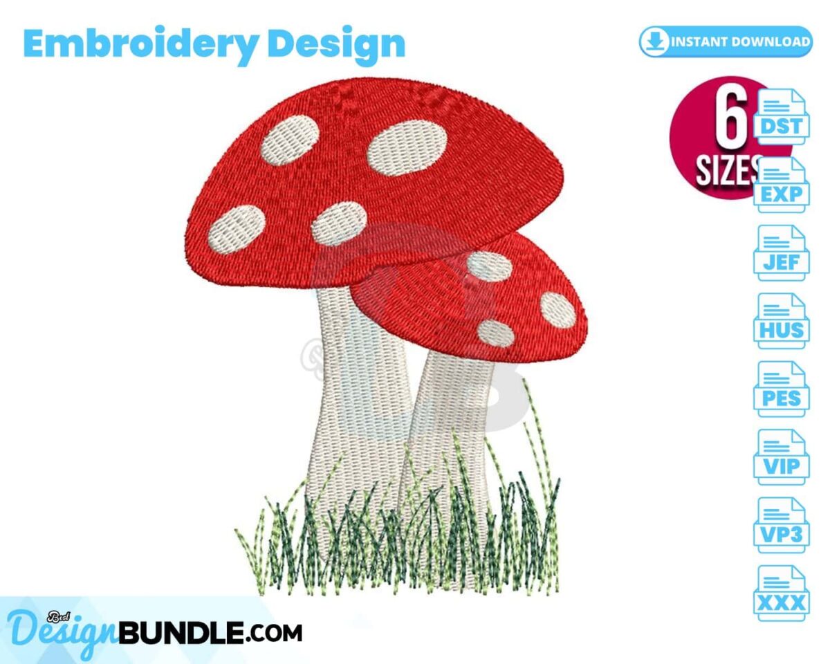mushroom-embroidery-design