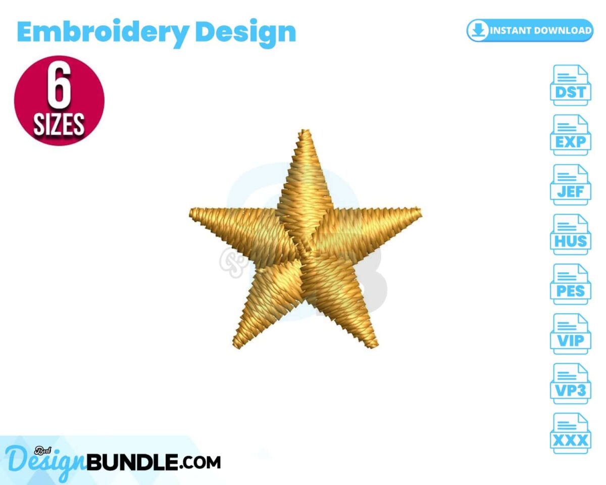 mini-star-embroidery-design