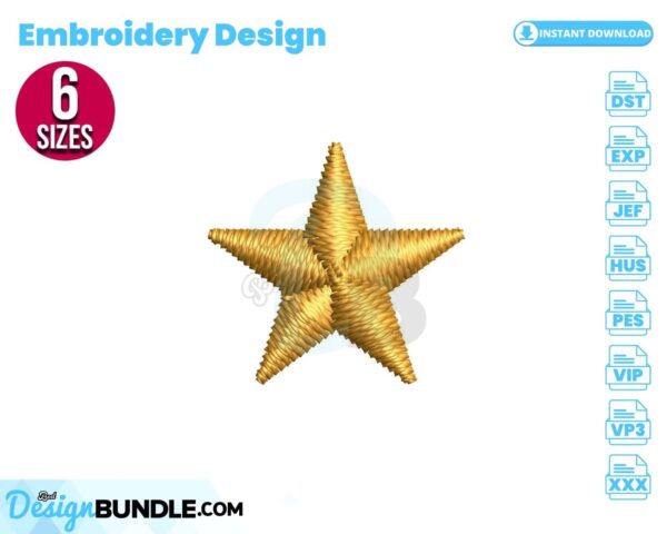 mini-star-embroidery-design