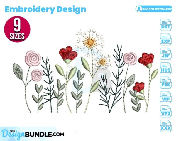 wildflowers-embroidery-design