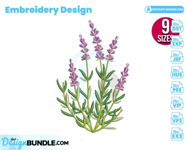lavender-bush-embroidery-design