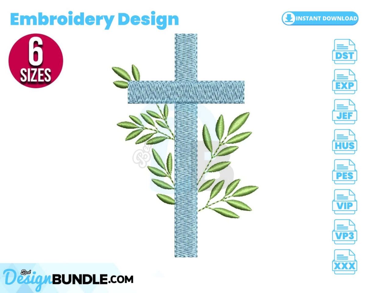cross-with-leaves-embroidery-design