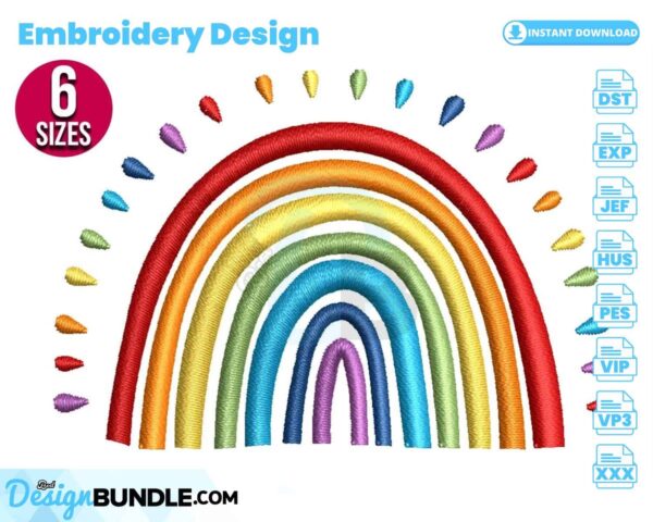 rainbow-embroidery-design