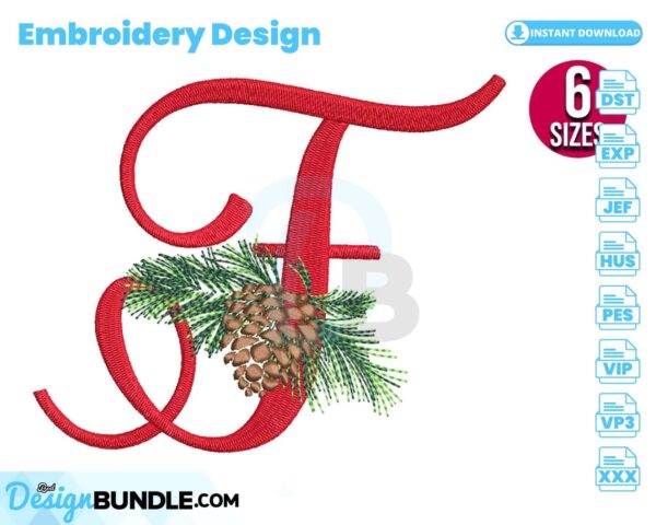 christmas-alphabet-f-letter-embroidery-design