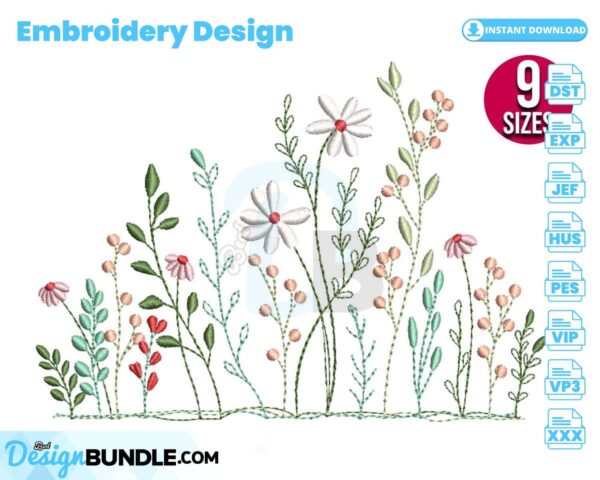 wildflowers-embroidery-design