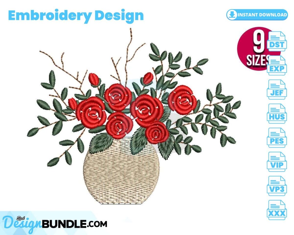 rose-flowers-bunch-embroidery-design