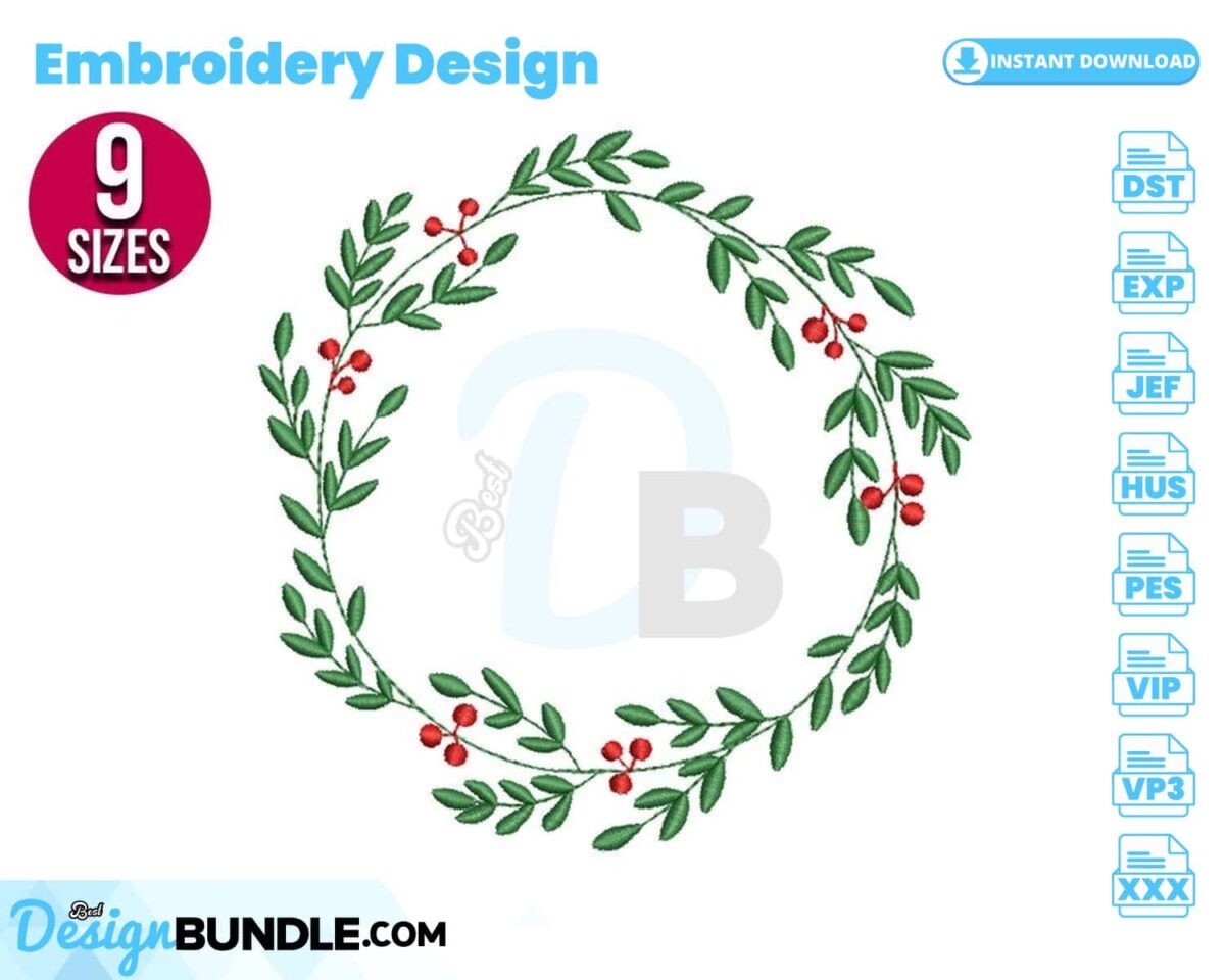 christmas-wreath-embroidery-design