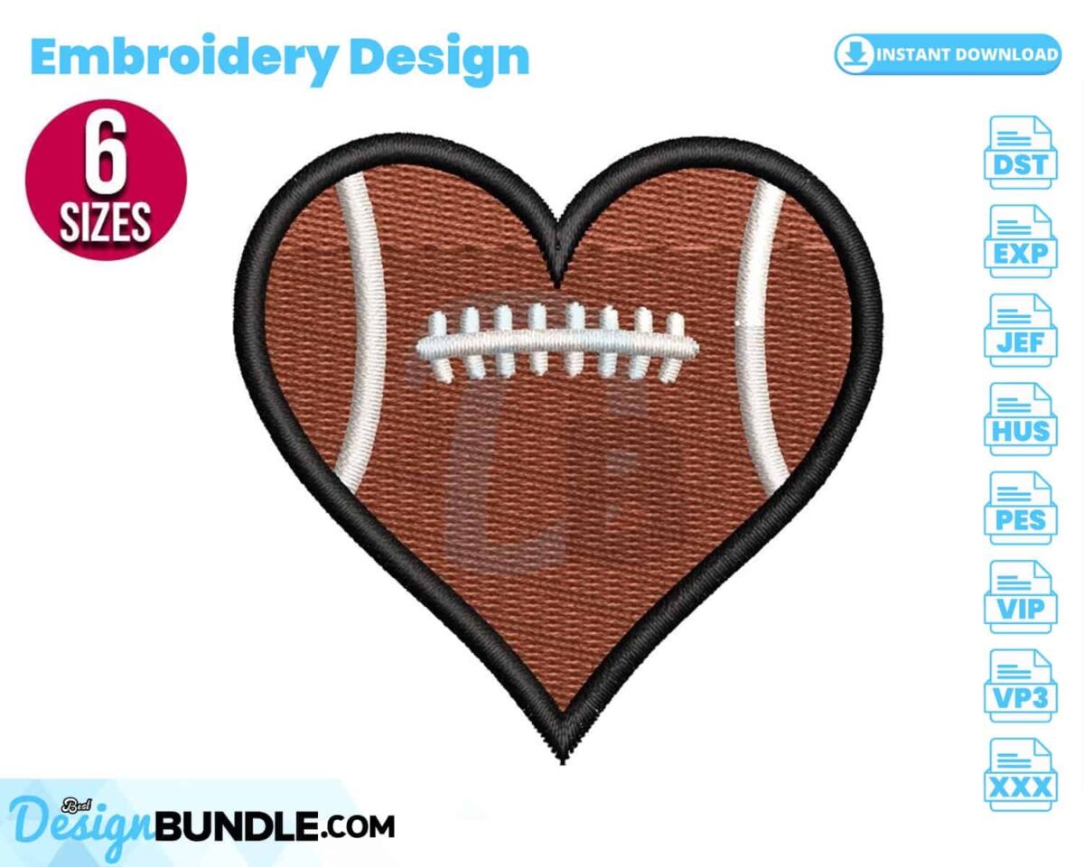 football-heart-embroidery-design