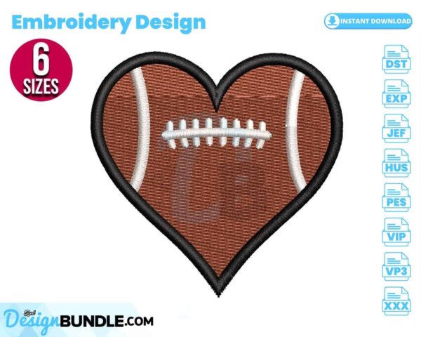 football-heart-embroidery-design