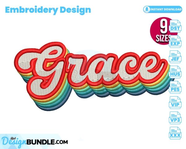 grace-retro-embroidery-design