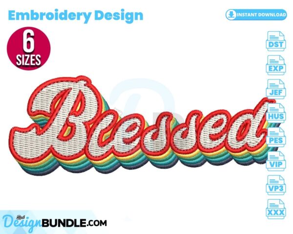 blessed-embroidery-design
