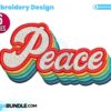 peace-embroidery-design