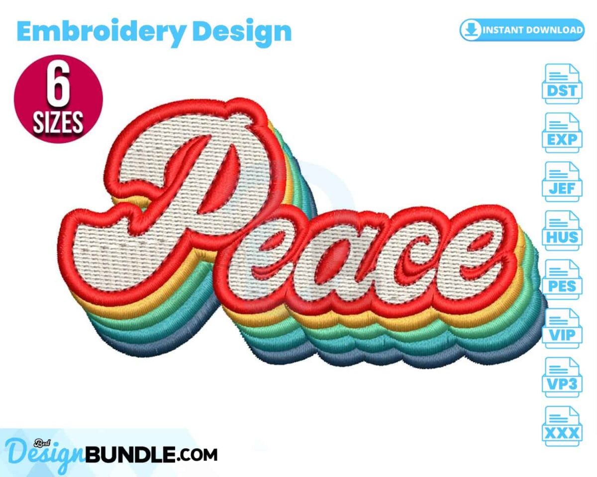 peace-embroidery-design