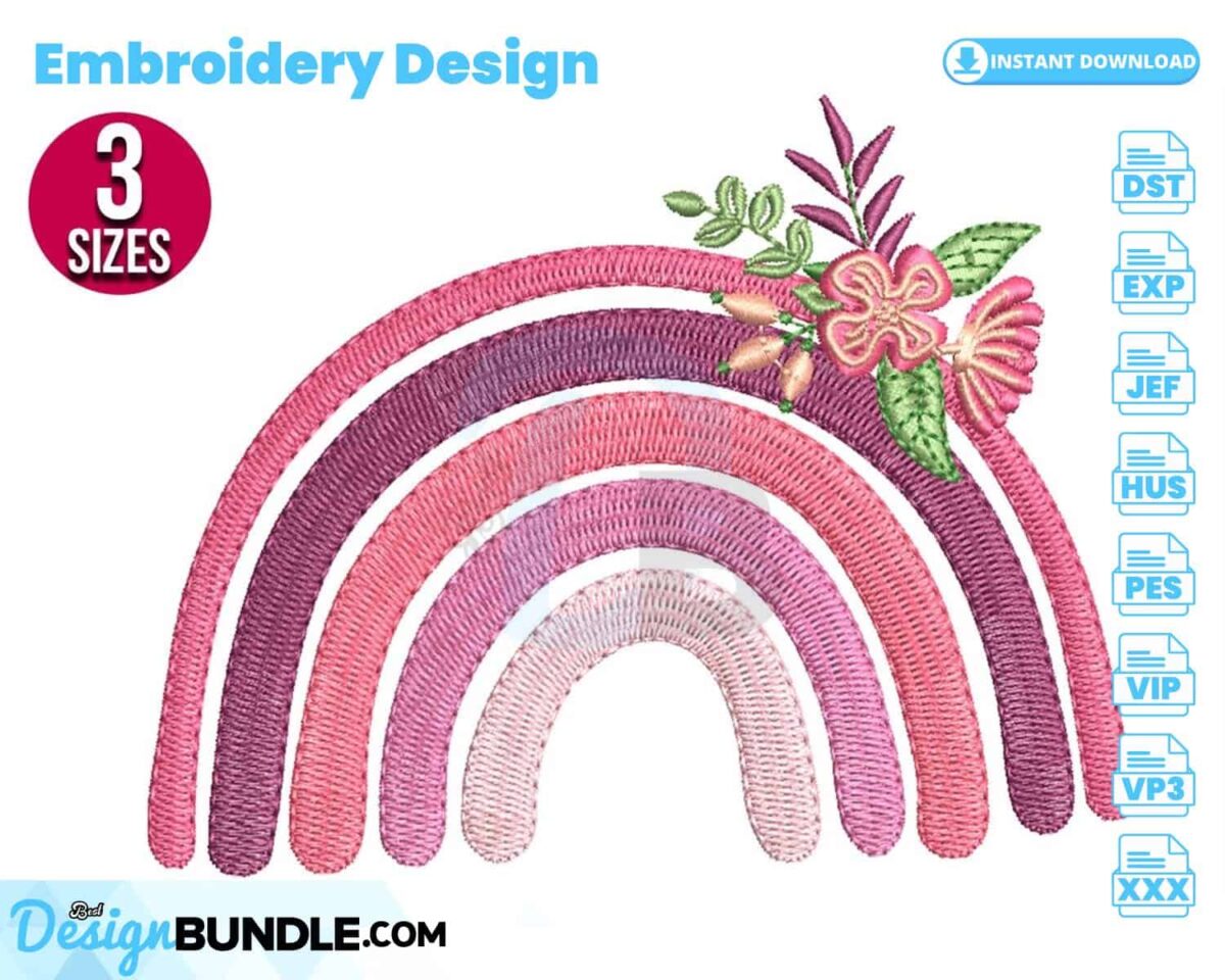 rainbow-with-flowers-embroidery-design