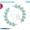 leaf-wreath-embroidery-design