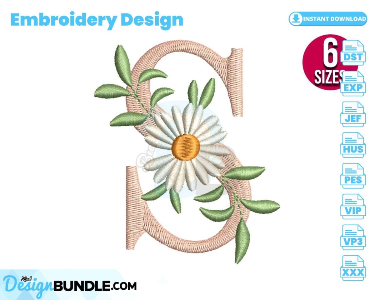 daisy-alphabet-letter-s-embroidery-design