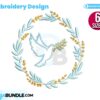 dove-with-leaf-wreath-embroidery-design