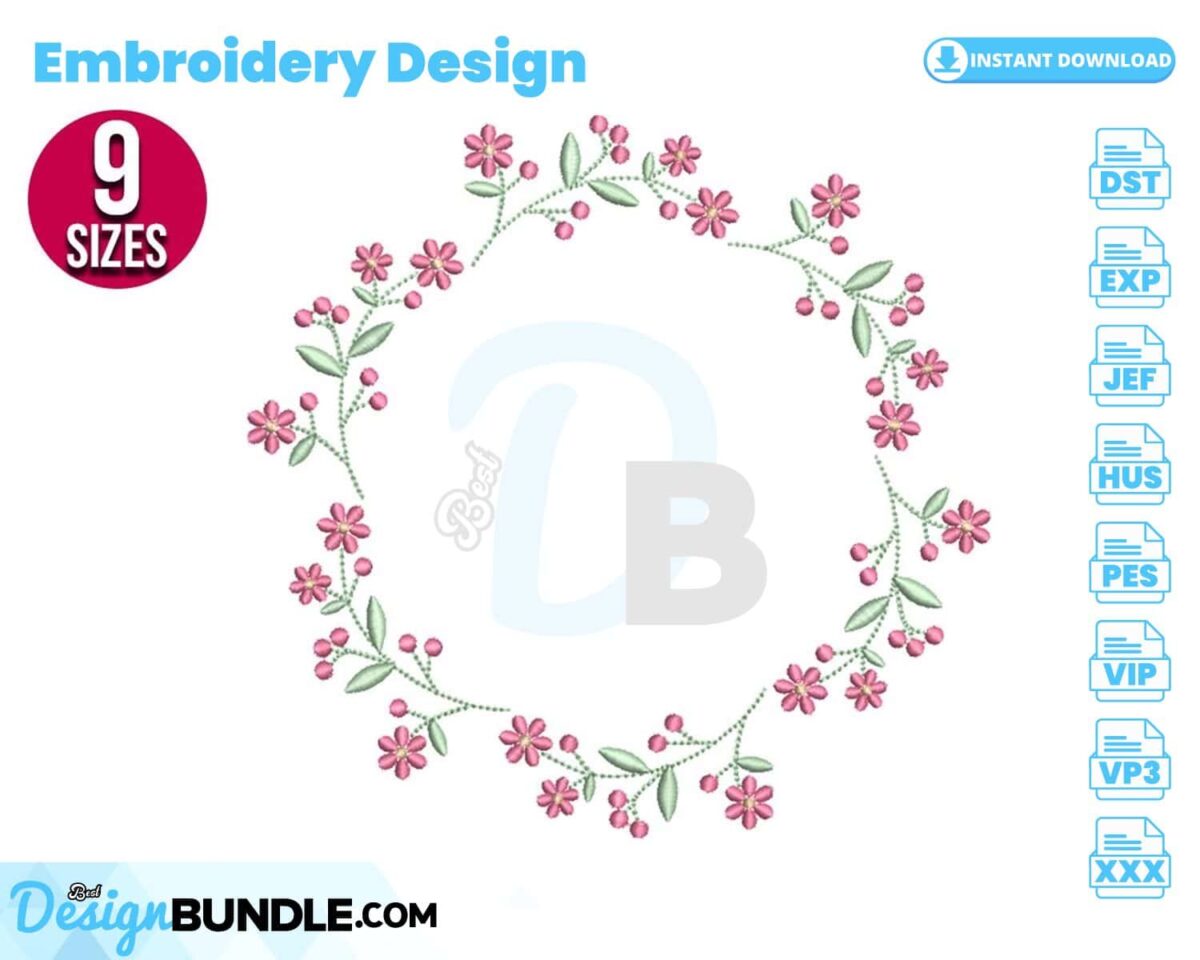 flower-border-embroidery-design