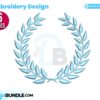 laurel-wreath-embroidery-design