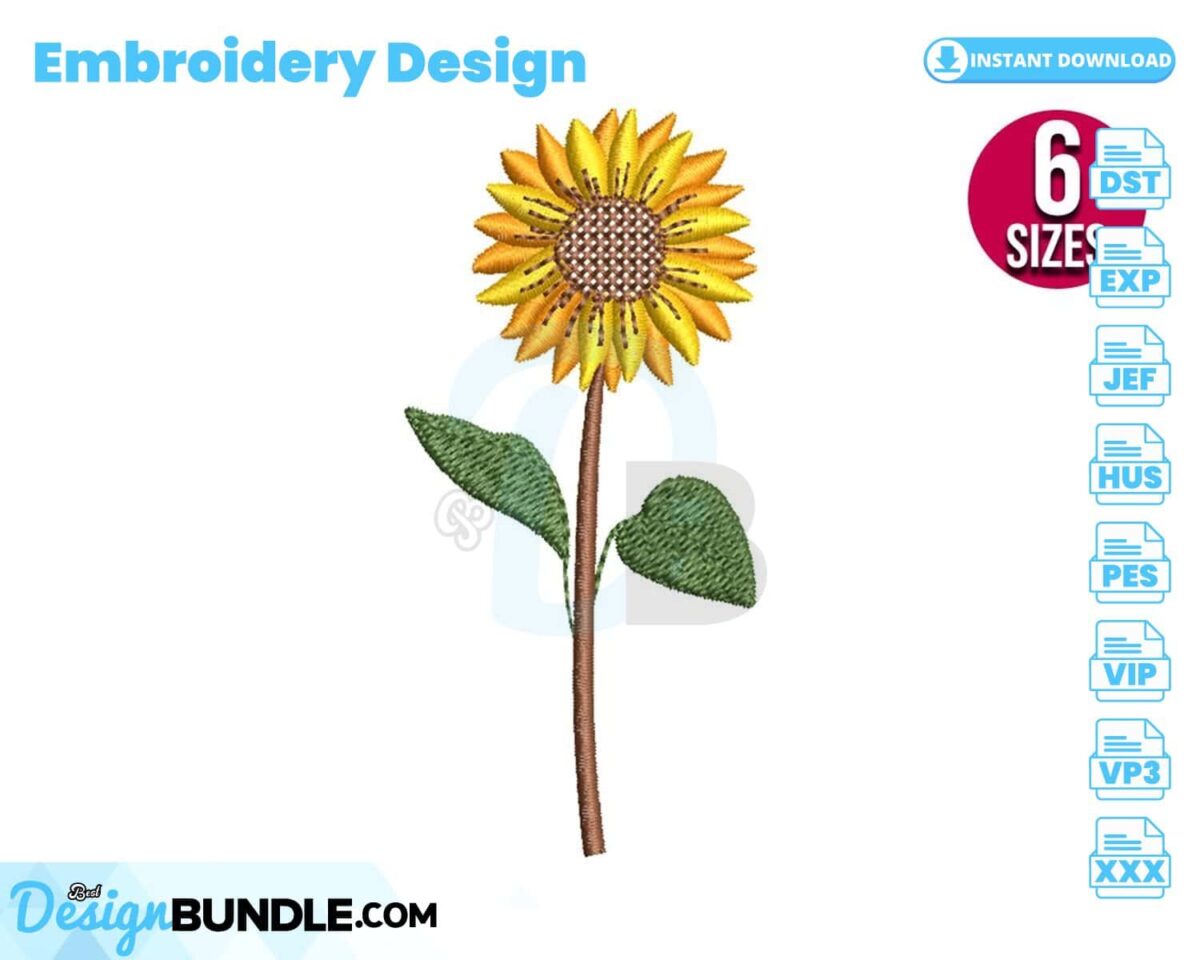 sunflower-embroidery-design