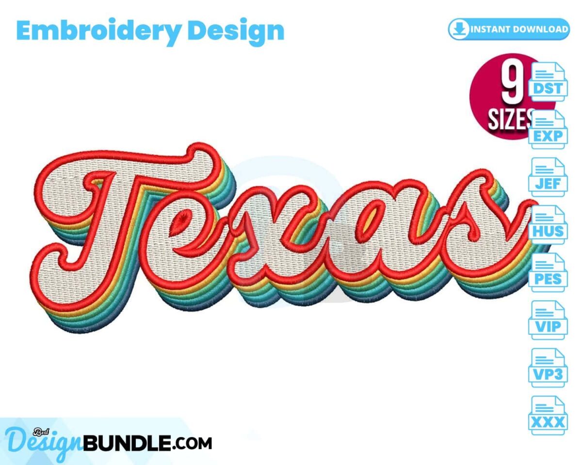 texas-embroidery-design