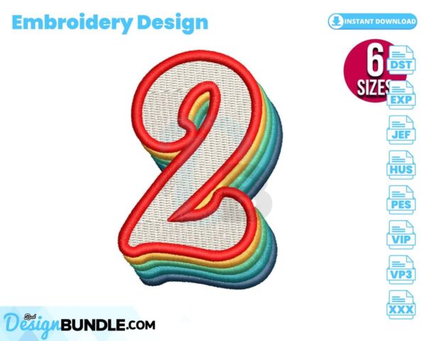 retro-number-two-embroidery-design