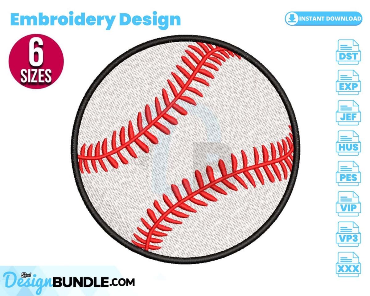baseball-embroidery-design