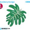 tropical-leaf-embroidery-design