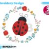 ladybug-floral-wreath-embroidery-design