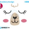 lamb-face-embroidery-design