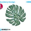 monstera-leaf-embroidery-design