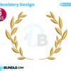 leaf-wreath-embroidery-design