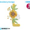 sunflower-alphabet-letter-l-embroidery-design