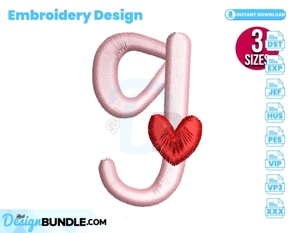 number-nine-with-heart-embroidery-design