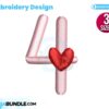 number-four-with-heart-embroidery-design