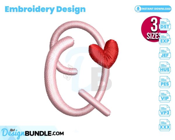 letter-q-with-heart-embroidery-design