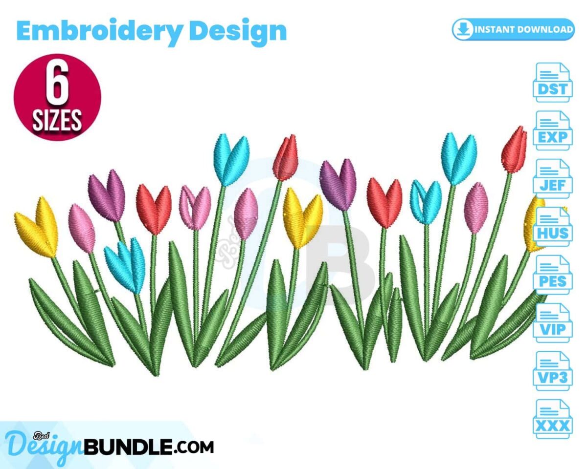 tulip-flowers-embroidery-design