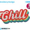 chill-retro-embroidery-design