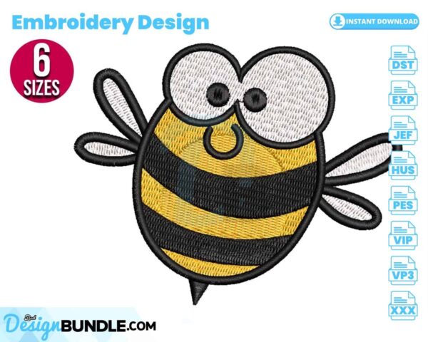 bee-embroidery-design