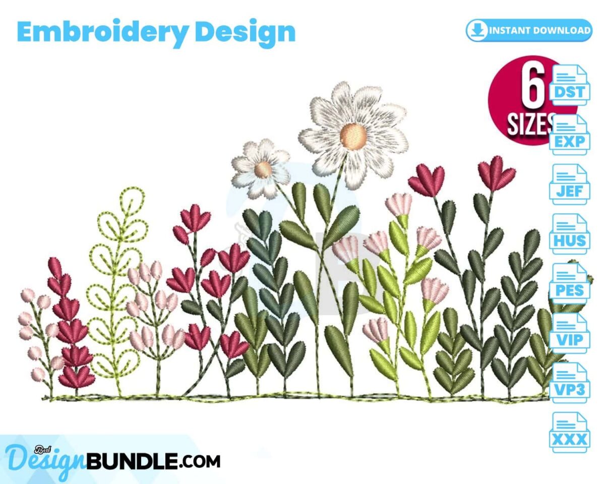 wildflowers-embroidery-design